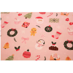 Dear Santa Duvet Set Pink - thumbnail 3