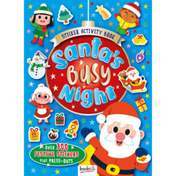 Single Multicolour Xmas Sticker Activity Book in Assorted styles