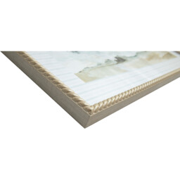 Evening Tide Rope Effect Framed Canvas Blue - thumbnail 4