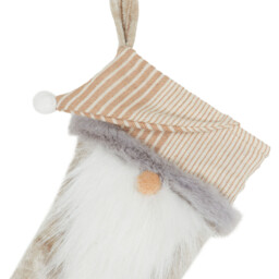 Hanging Mini Gonk Stocking Tree Decoration - Neutral - thumbnail 4