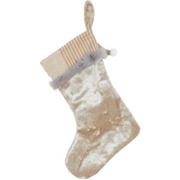 Hanging Mini Gonk Stocking Tree Decoration - Neutral - thumbnail 2