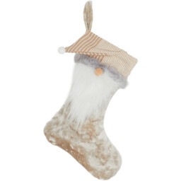 Hanging Mini Gonk Stocking Tree Decoration - Neutral - thumbnail 3