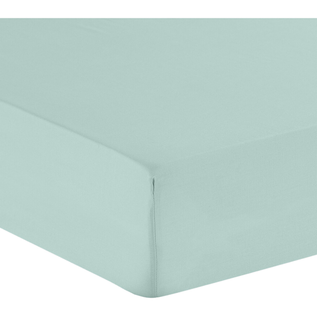 My Home Duck Egg Double Polycotton Fitted Bed Sheet