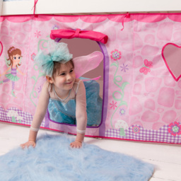 Noa and Nani Tuva White Fairies Cabin Bed with Bunk Underbed Slide - thumbnail 3