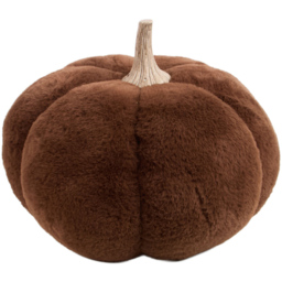 Pumpkin Faux Fur Doorstop - thumbnail 4