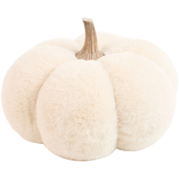 Pumpkin Faux Fur Doorstop - thumbnail 3