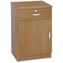 R White Cabinets Brown Single Door Single Drawer Cupboard - thumbnail 2
