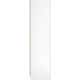 Crowndale Java Slatt Effect and White 2 Door Tall Wardrobe Ready Assembled - thumbnail 3