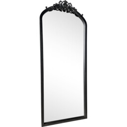 Valentina Black Ornate Mirror 183 x 75cm