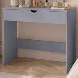 Vida Designs Grey Single Drawer Dressing Table - thumbnail 1