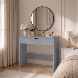 Vida Designs Grey Single Drawer Dressing Table - thumbnail 4