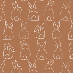 Grandeco Roomblush Bunnies 4 Lane Wall Mural - thumbnail 2