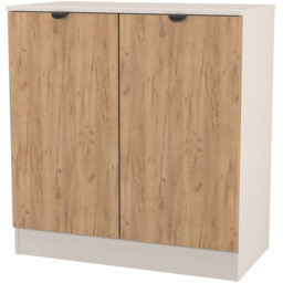 Crowndale Bora 2 Door Gold Craft Oak and Kashmir Storage Cabinet Ready Assembled - thumbnail 4