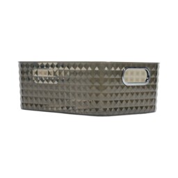 Diamond Storage Basket Grey and Clear Small - thumbnail 2