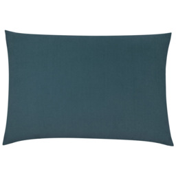 furn. Contra Slate Blue Velvet Cushion - thumbnail 1