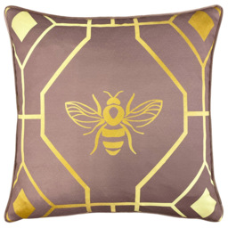 furn. Bee Deco Blush Geometric Cushion - thumbnail 1