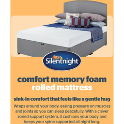 Silentnight King Size Comfort Memory Mattress - thumbnail 2