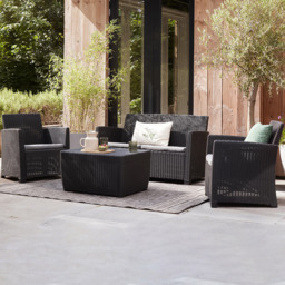 Keter Mia Graphite 4 Seater Garden Lounge Set