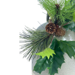 Mistletoe Cottage Sage Green Ceramic Christmas Bell - thumbnail 4
