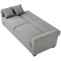 Home Detail Fallon Small Double Sleeper Grey Sofa Bed with Storage - thumbnail 4