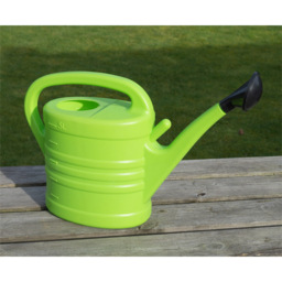 St Helens Green Plastic Watering Can with Sprinkler Nozzle 10L - thumbnail 2