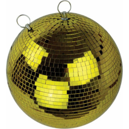 FX Lab Sparkling Gold Mirror Ball 16 inch