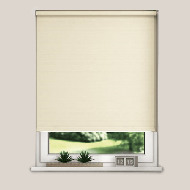New Edge Blinds Blackout Roller Blinds Oyster 180cm - image 1