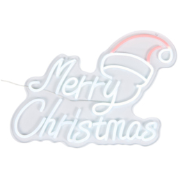 262 Red LED Merry Christmas Neon Sign - thumbnail 3