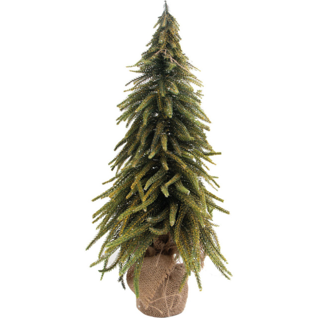 St Helens Green and Gold Mini Christmas Tree 52cm - image 1