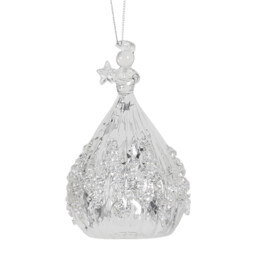 Clear Glass Sequin Angel - thumbnail 2
