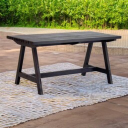 AMATA Usma 6 Seater Dining Table Black - thumbnail 1