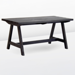 AMATA Usma 6 Seater Dining Table Black - thumbnail 2