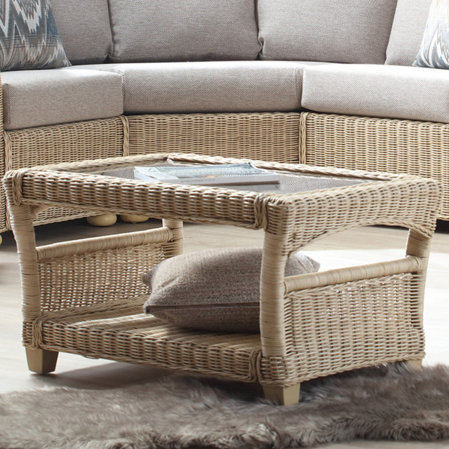 Desser Corsica Natural Wicker Coffee Table - image 1