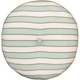 Striped Outdoor Floor Cushion Green - thumbnail 1