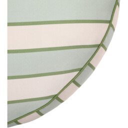 Striped Outdoor Floor Cushion Green - thumbnail 3