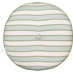 Striped Outdoor Floor Cushion Green - thumbnail 2