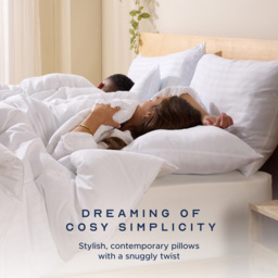 Snuggledown Scandinavian Hollowfibre Medium Support Pillow 2 Pack - thumbnail 2