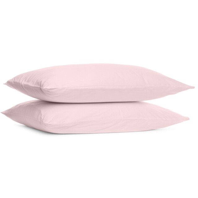 My Home Polycotton Blush Housewife Pillowcase 2 Pack
