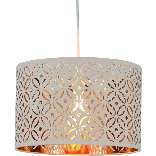 Sylvie Cut Out Pendant - Cream - image 1