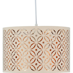 Sylvie Cut Out Pendant - Cream - thumbnail 2