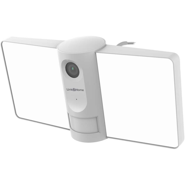 Link2Home White 2K Smart Outdoor Floodlight 4MP Camera - image 1