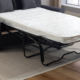 Artemis Home Lewiston 2 Seater Charcoal Grey Fabric Sofa Bed - thumbnail 4