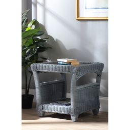 Desser Dijon Cane Grey Side Table - thumbnail 3