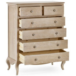 Julian Bowen Camille 6 Drawer Chest of Drawers - thumbnail 4