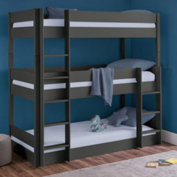 Julian Bowen Trio Anthracite Triple Sleeper Bunk Bed