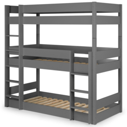 Julian Bowen Trio Anthracite Triple Sleeper Bunk Bed - thumbnail 4