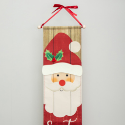Samuel Alexander Santa Stop Here Fabric Banner LED Hanging Christmas Decoration 1.2m - thumbnail 3