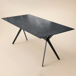 SOLACE+CO Emil Kora 4 Seater Mocha Glass Dining Set - thumbnail 3
