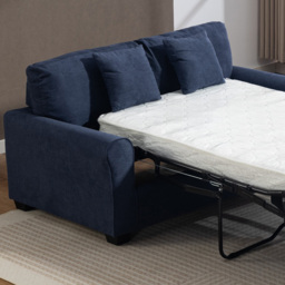Artemis Home Lewiston 2 Seater Denim Fabric Sofa Bed - thumbnail 3