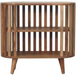Artisan Furniture Ariella Brown 2 Shelf Solid Wood Cabinet - thumbnail 2